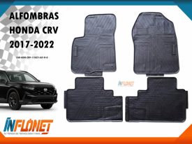 Alfombras de hule Honda CRV Años 2017, 2018, 2019, 2020, 2021, 2022 - Inflonet Guatemala.