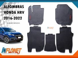 Alfombras de hule Honda HRV Años 2017, 2018, 2019, 2020, 2021, 2022 - Inflonet Guatemala.