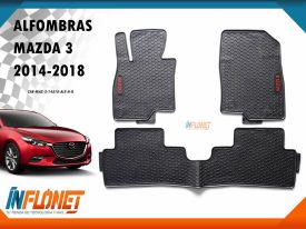 Alfombras de hule para Mazda 3 Años 2014, 2015, 2016, 2017, 2018 - Inflonet Guatemala