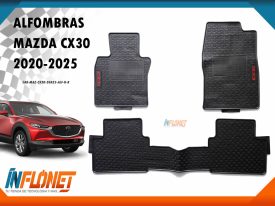 Alfombras de hule para Mazda CX30 Años 2020, 2021, 2022, 2023, 2024, 2025 - Inflonet Guatemala
