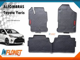 Alfombras de hule para Toyota Yaris Años 2012, 2013, 2014, 2015, 2016, 2017, 2018, 2019, 2020 - Inflonet Guatemala
