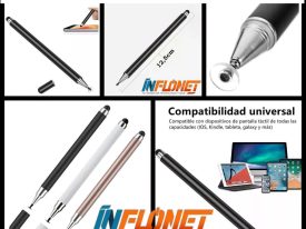 Lápiz Touch Universal Compatible para Celular y Tablet (Punta de Precisión)